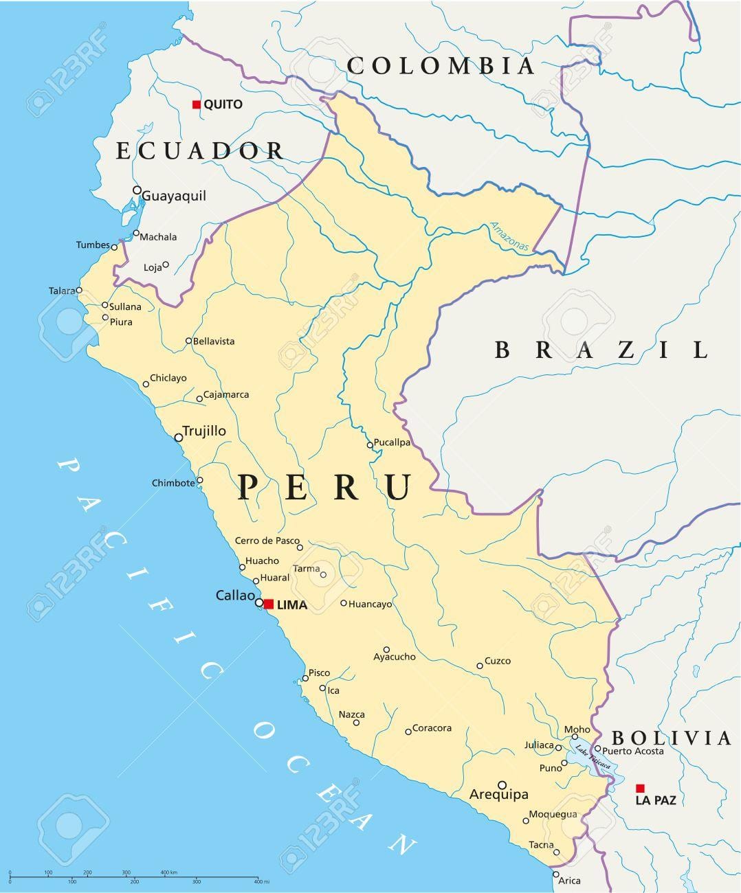 Mapa Limy na