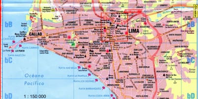 Mapa Lima hop on hop off bus