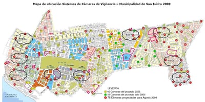Mapa san isidro Lima